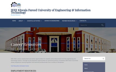 Career Resources – IEEE Khwaja Fareed University of ...