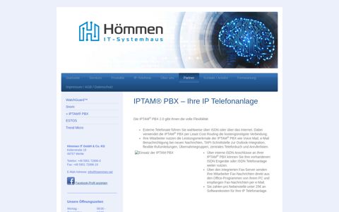 Hoemmen IT GmbH & Co. KG - IPTAM® PBX - Hömmen