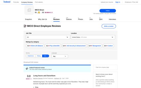 Working at IWCO Direct: 159 Reviews | Indeed.com