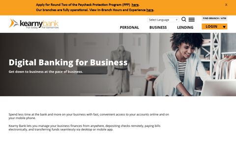 Digital Banking for Business | Online Business ... - Kearny Bank