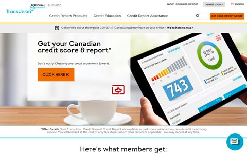TransUnion: Credit Report, Credit Score & Credit Rating