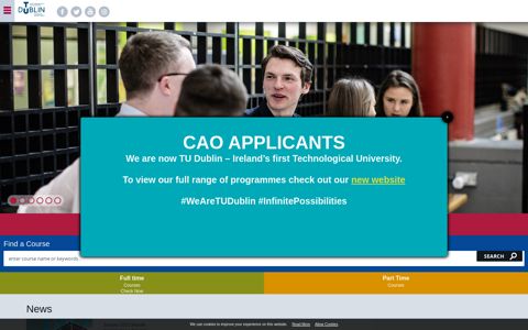 Online Registration 2020 | TU Dublin Tallaght - IT Tallaght