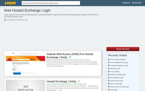 Iinet Hosted Exchange Login - Loginii.com