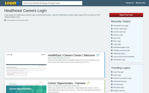 Healtheast Careers Login - Loginii.com