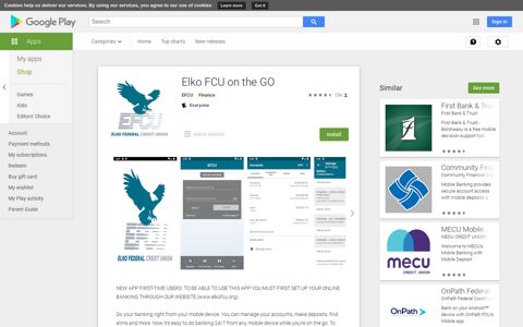 Elko FCU on the GO - Apps on Google Play