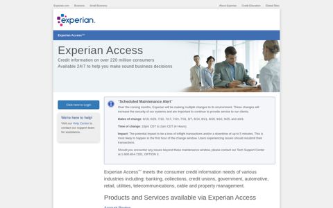Experian Access | Instant access to the credit data you need