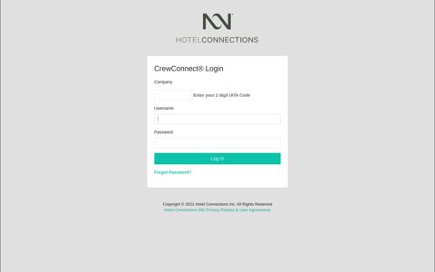 Hotel Connections - CrewConnect®