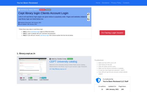 Cept library login - You've Been Reviewed
