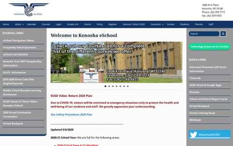 Kenosha eSchool - Kenosha Unified School District