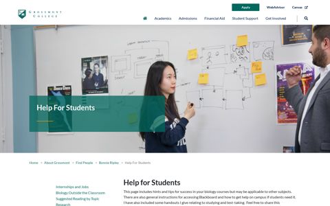 Help For Students - Grossmont College