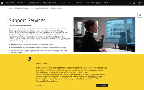 Support Services - Ericsson