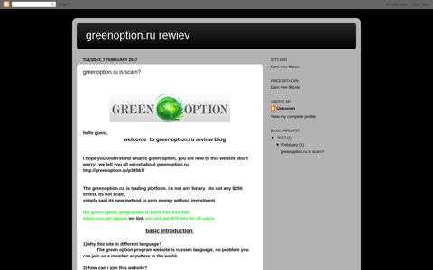 greenoption.ru is scam? - greenoption.ru rewiev