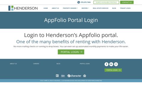 Property Management and Renter's Online Portal | Henderson