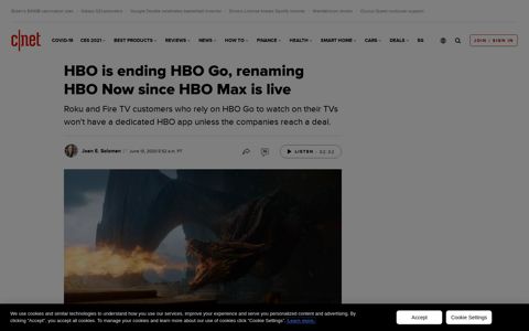 HBO is ending HBO Go, renaming HBO Now since HBO Max ...