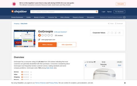 154 Reviews of Gogroopie.com - Sitejabber