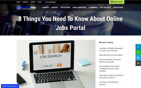 8 Things You Need To Know About Online Jobs Portal