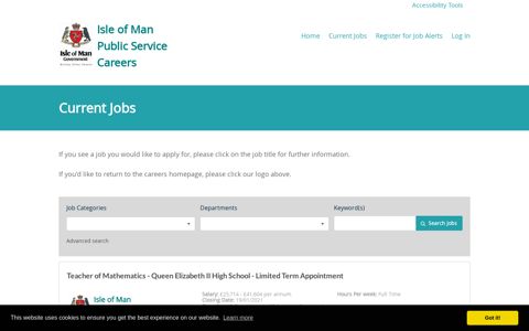 Isle of Man Government | Jobs | Search here for your perfect ...