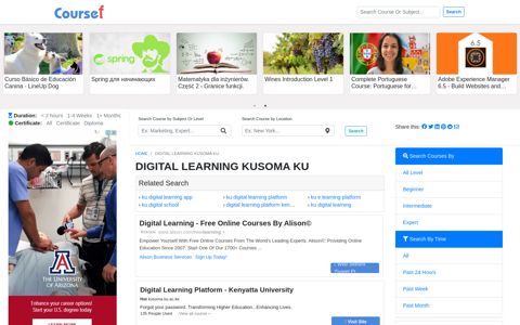 Digital Learning Kusoma Ku - 12/2020 - Coursef.com