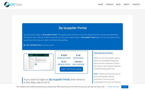 Jlp Isupplier Portal - Find Official Portal - CEE Trust