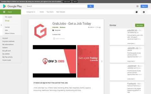 GrabJobs - Get a Job Today - Apps on Google Play