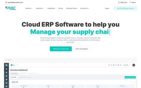 Online Inventory Management System | Cloud ERP | DEAR