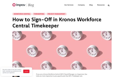 How to Sign-Off in Kronos Workforce Central Timekeeper