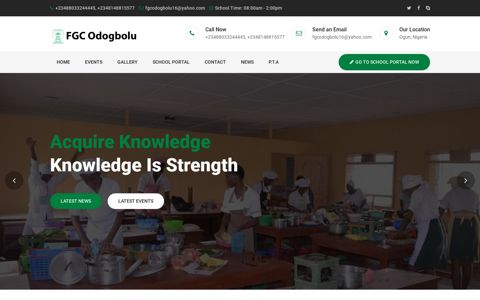 Federal Government College, Odogbolu | School Website