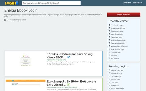 Energa Ebook Login | Accedi Energa Ebook - Loginii.com