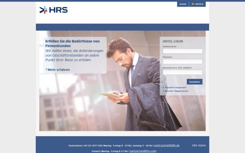 HRS HSV - Hotel Service Portal