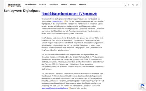 Tag: Digitalpass | Handelsblatt Media Group