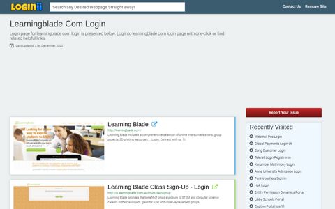 Learningblade Com Login - Loginii.com
