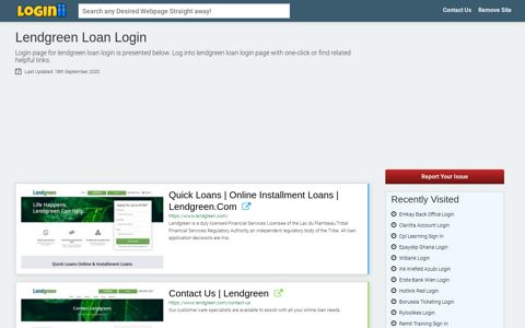 Lendgreen Loan Login - Loginii.com