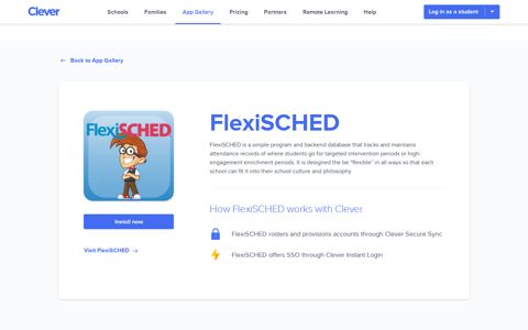 FlexiSCHED - Clever application gallery | Clever