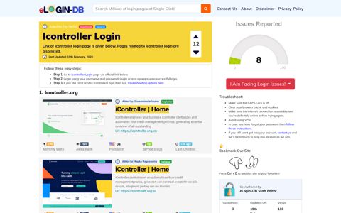 Icontroller Login - A database full of login pages from all over ...