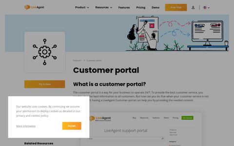 Customer portal overview | LiveAgent