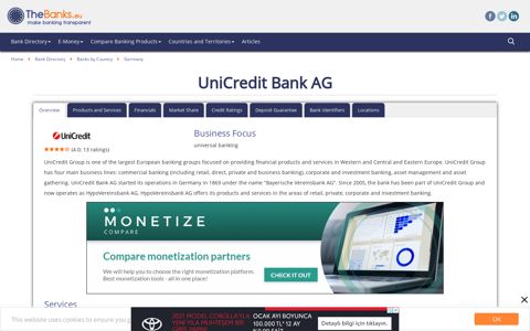 UniCredit Bank AG (Germany) - Bank Profile - TheBanks.eu