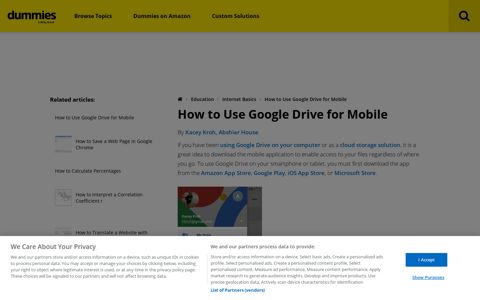 How to Use Google Drive for Mobile - dummies