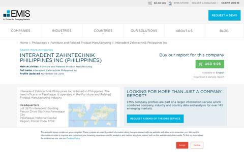 Interadent Zahntechnik Philippines Inc Company Profile ...