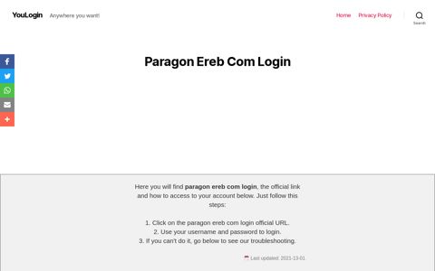 ▷ Paragon Ereb Com Login - YouLogin - Youlogin.net