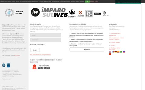Home page iMPAROSULWEB - Loescher Editore