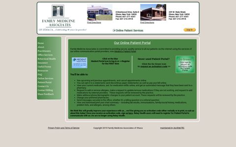 Online Services - Family Medicine Associates of Ithaca