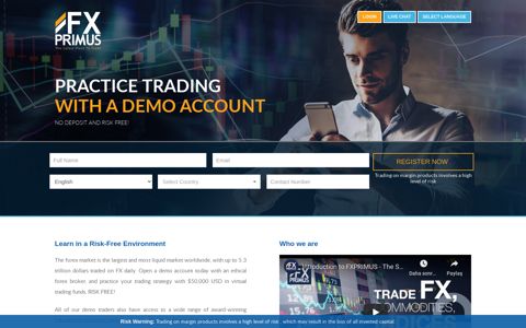 Demo Home Page - FXPRIMUS The Safest Place To Trade
