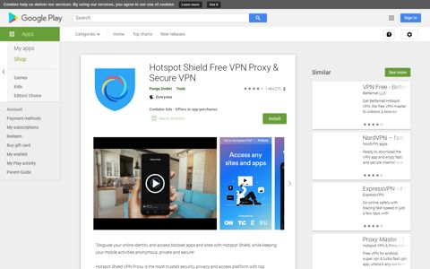 Hotspot Shield Free VPN Proxy & Secure VPN - Apps on ...