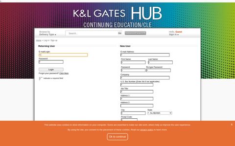 Login or Register - K&L Gates