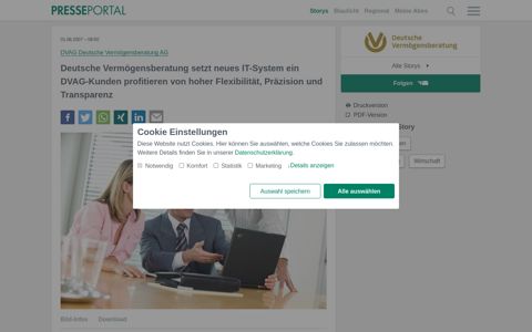 ▷ Deutsche Vermögensberatung setzt neues IT-System ein ...