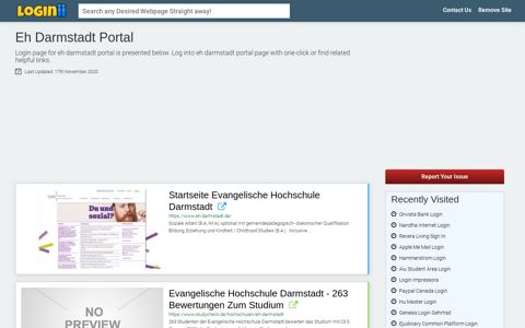 Eh Darmstadt Portal - Loginii.com