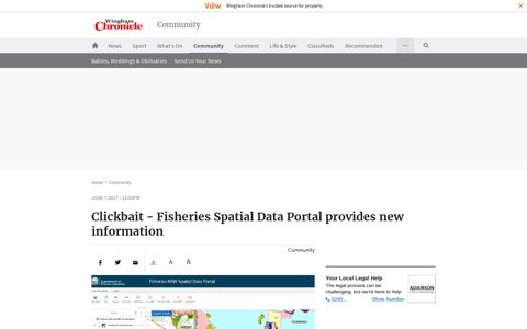 Clickbait - Fisheries Spatial Data Portal provides new ...
