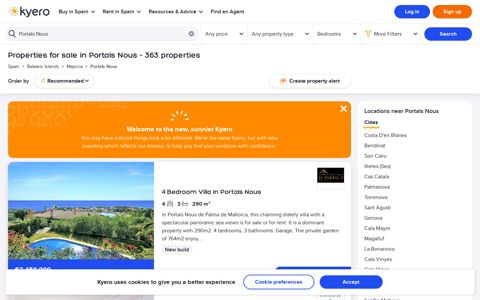 Property for sale in Portals Nous - 367 properties - Kyero.com