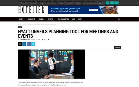 Hyatt Unveils Planning Tool for Meetings and Events - Hotelier ...