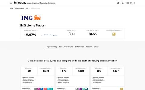 ING ING Living Super | Review & Compare Superannuation ...